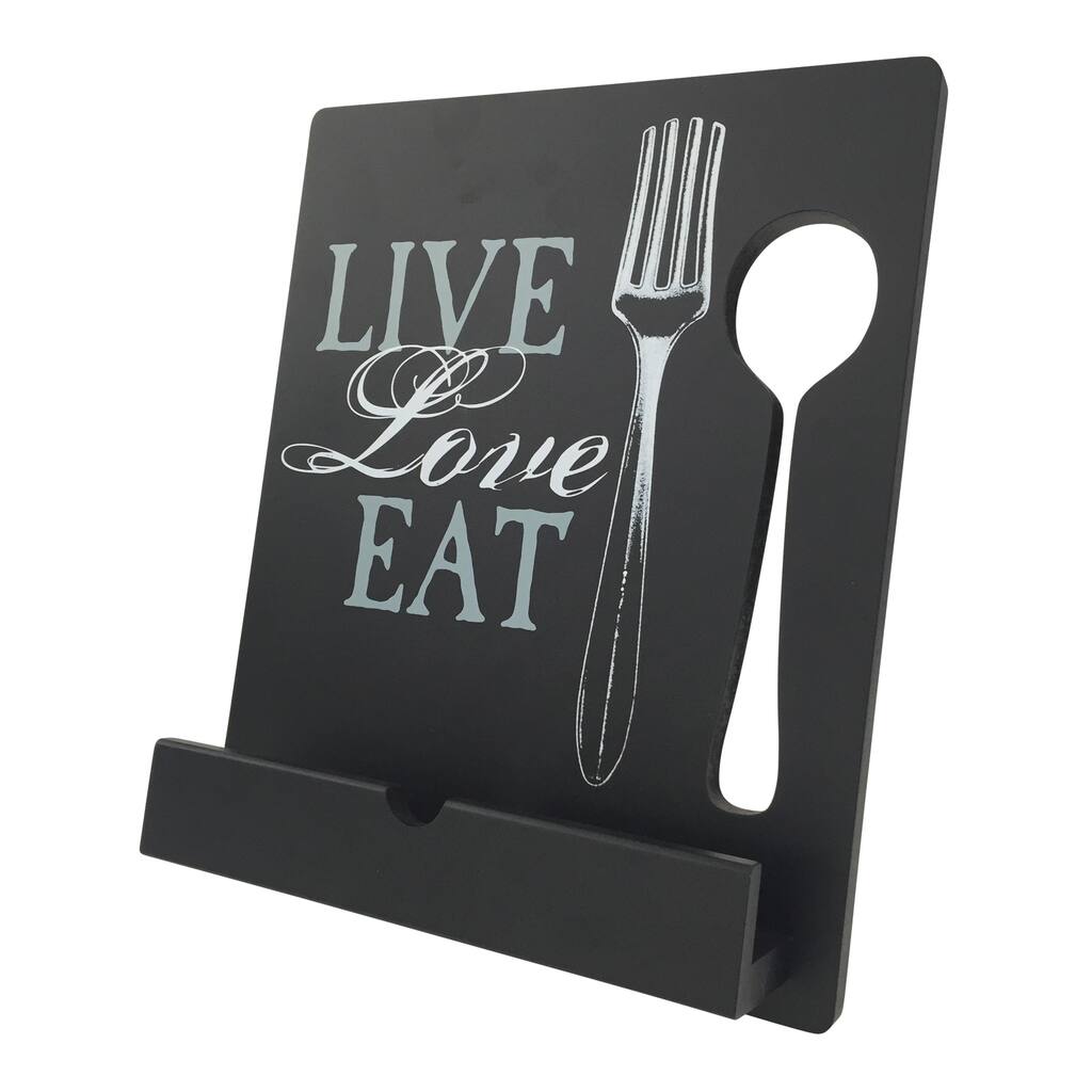 Live, Love, Eat Tablet/ Cookbook Stand