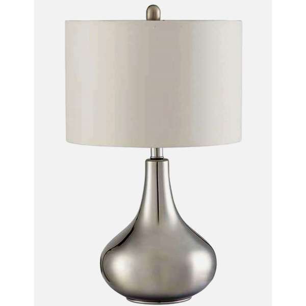 Modern Design Chrome Table Lamp With Drum Shade Free Shipping Modern Design Chrome Table Lamp With Drum Shade