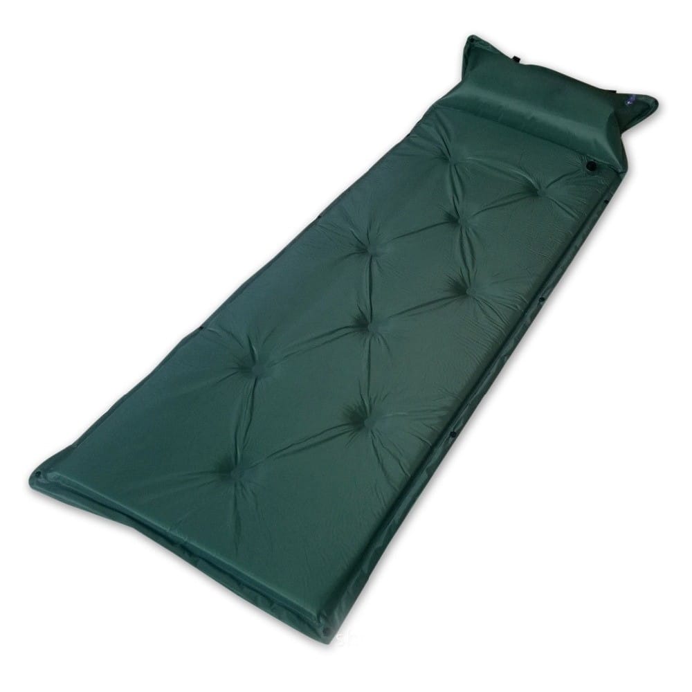 Inflatable Portable Camping Sleeping Mat with Cushion
