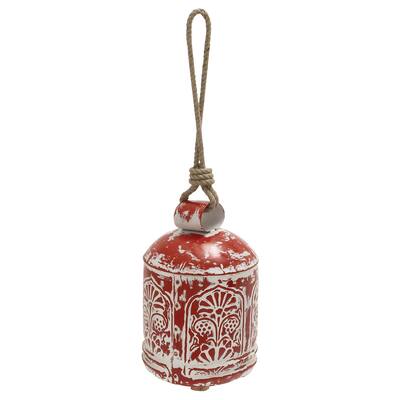Decorative Red Metal Bell