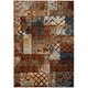 preview thumbnail 1 of 3, Rizzy Home Bellevue Transitional Patchwork rug - 9'2 x 12'6