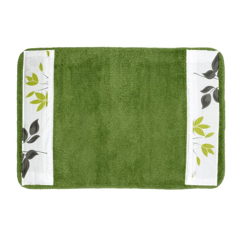 Flor Verde Bath and Contour Rug Set or Separates