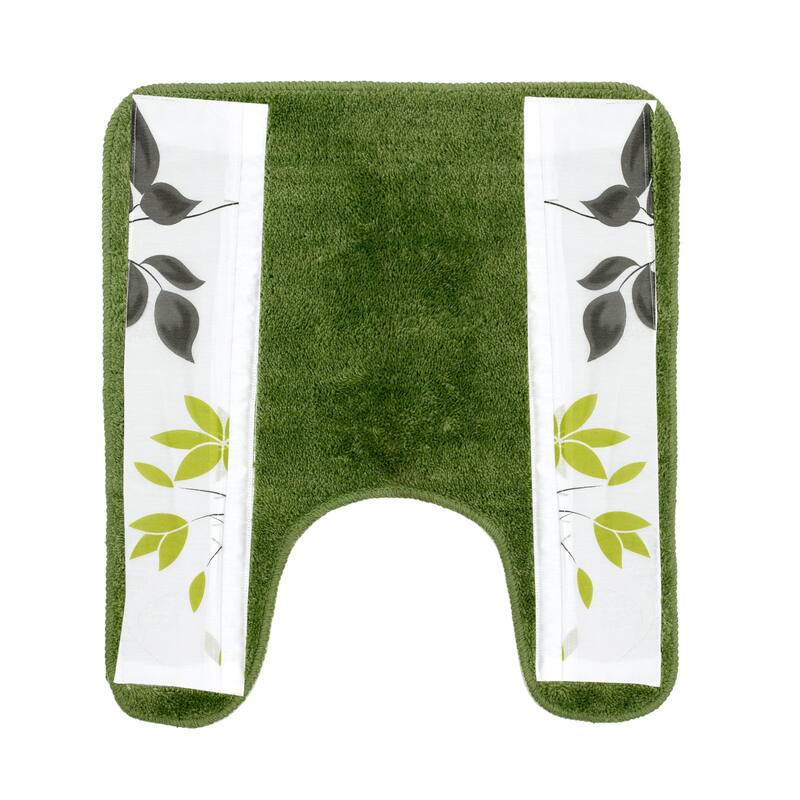 Flor Verde Bath and Contour Rug Set or Separates