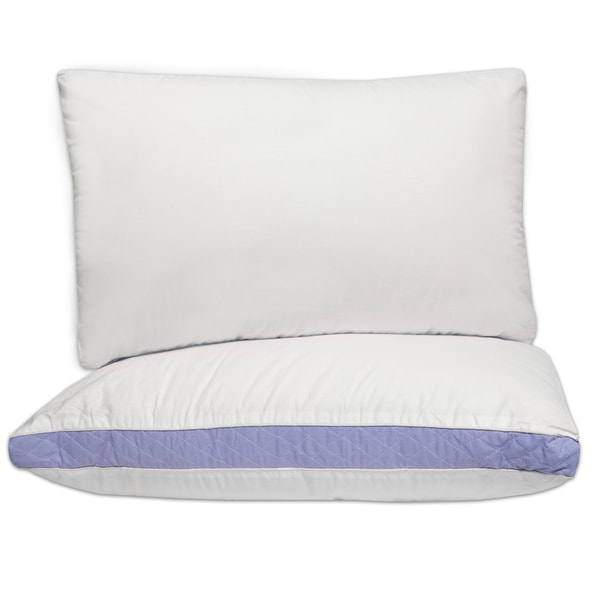 Shop HypoAllergenic Extra Firm Cotton Pillows with 2Inch Quilted
