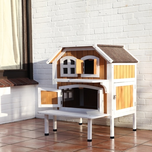 TRIXIE 2-story Cat Cottage