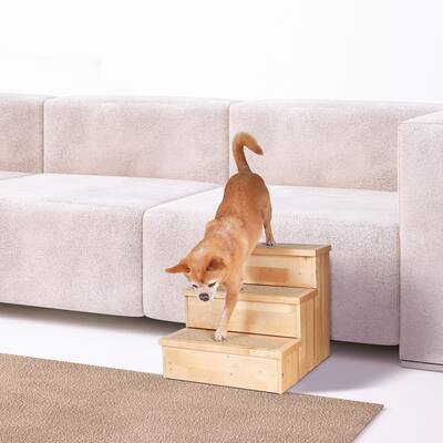 TRIXIE Wooden Pet Stairs - brown