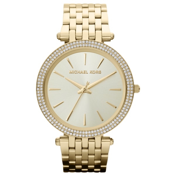 Michael Kors MK3191 Women's Darci Gold-Tone Stainless Steel Bracelet Watch