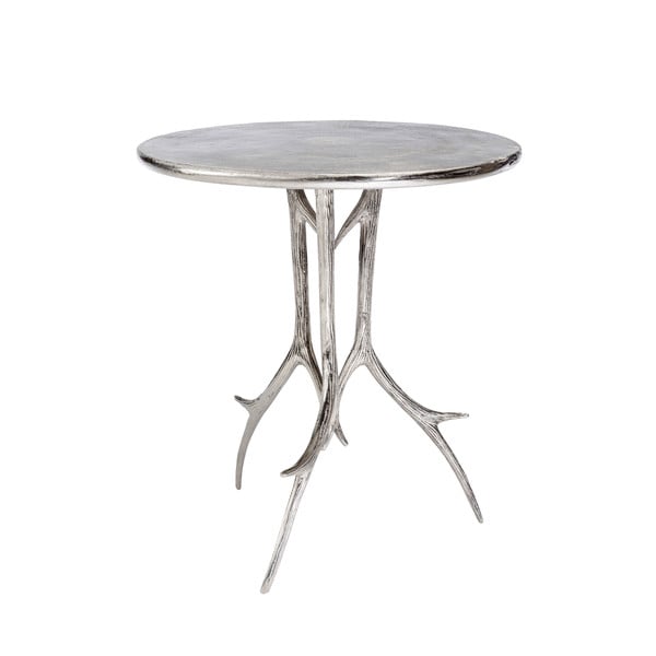 silver antler table