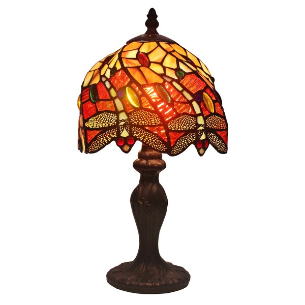 Amora Lighting Tiffany Style Dragonfly Table Lamp Free Amora Lighting Tiffany Style Dragonfly Table Lamp
