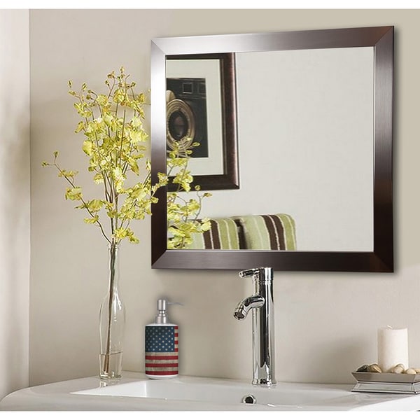 American Made Rayne Silver Petite Wall/ Vanity Mirror