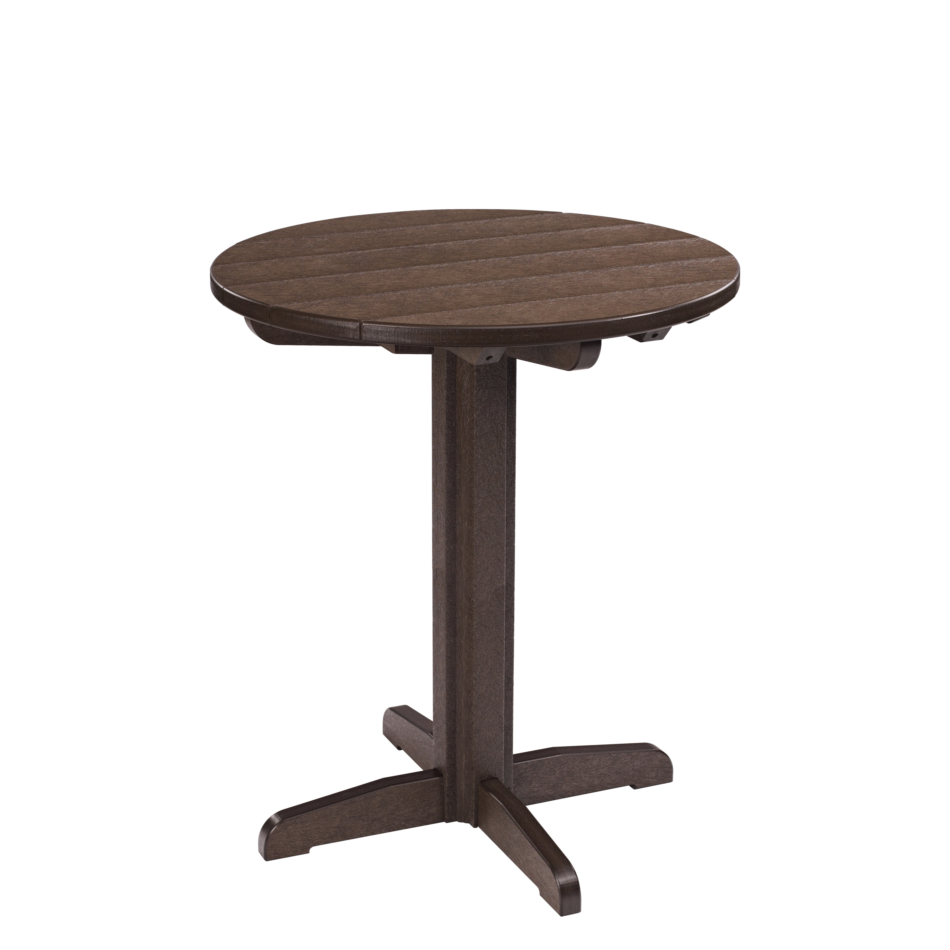 Generations Chocolate 32 Inch Round Pub Height Pedestal Table Generations Chocolate 32 Inch Round Pub Height Pedestal Table