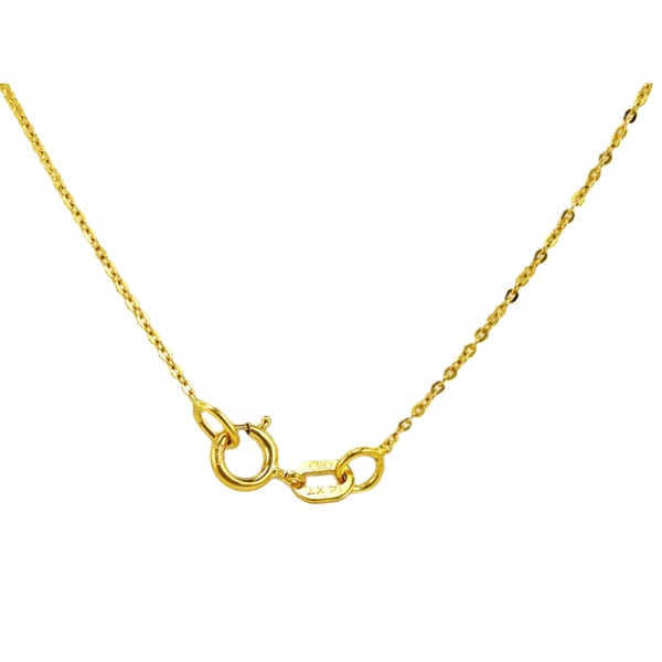 14K Yellow Gold Sandal Charm Pendant For Necklace or Chain