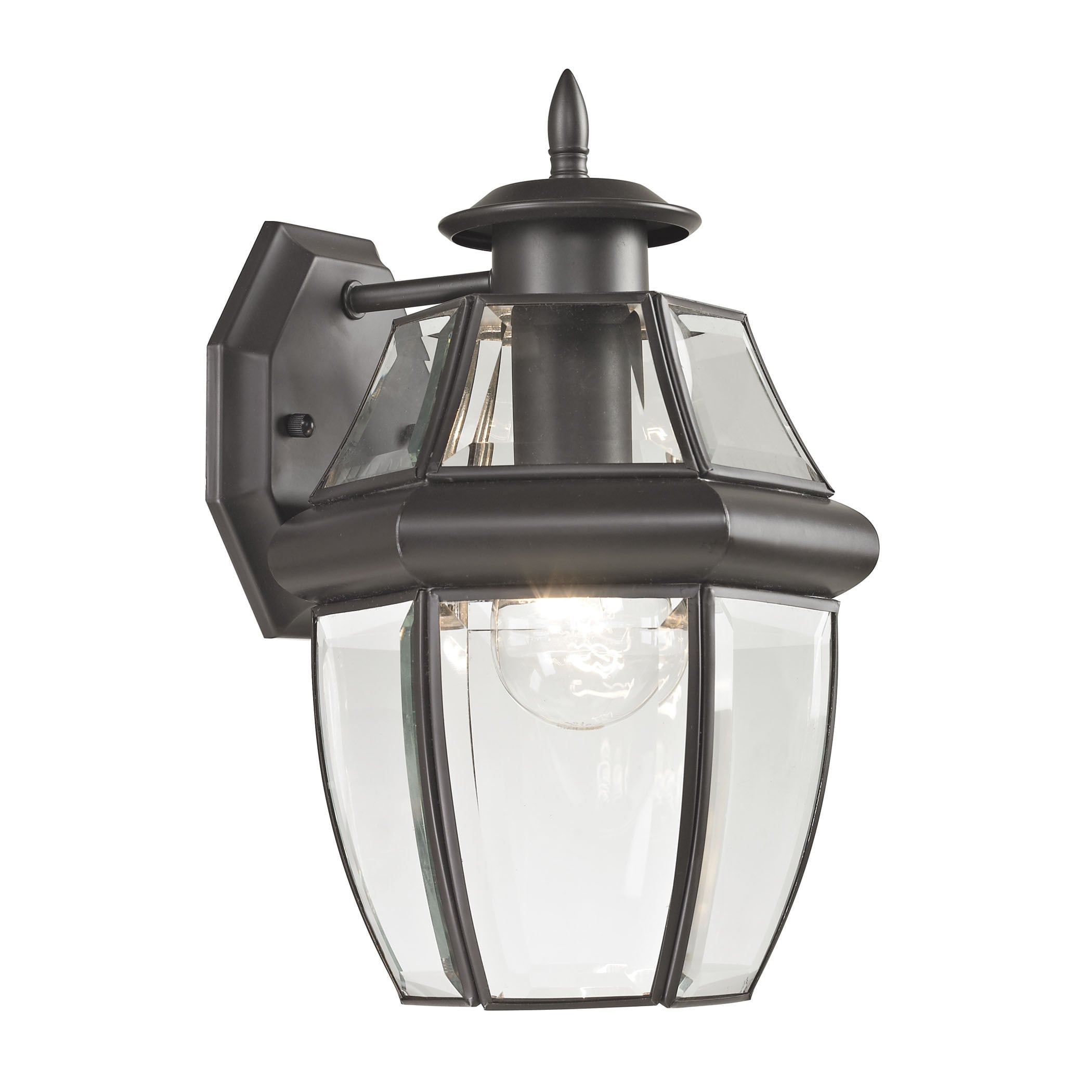 Elk Home Ashford Oiled Bronze With Clear Glass 1 Light Wall Sconce