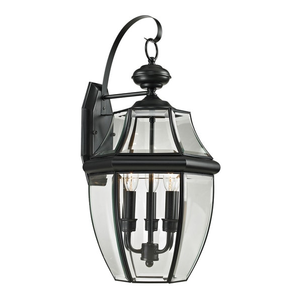 Shop Cornerstone 13inch Black Ashford 3light Exterior