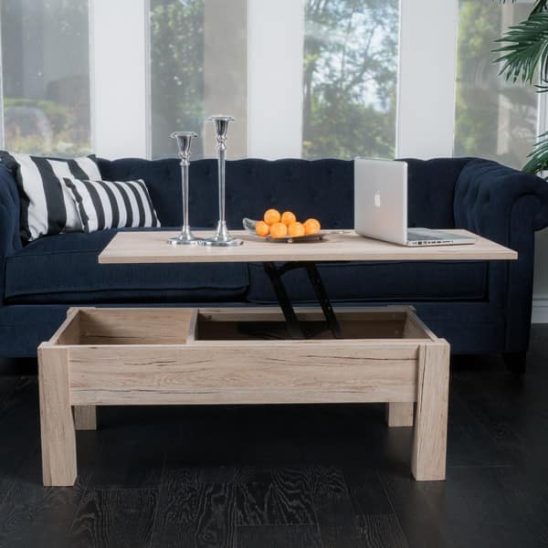 Wood LiftTop Storage Coffee Table by Christopher Knight Home