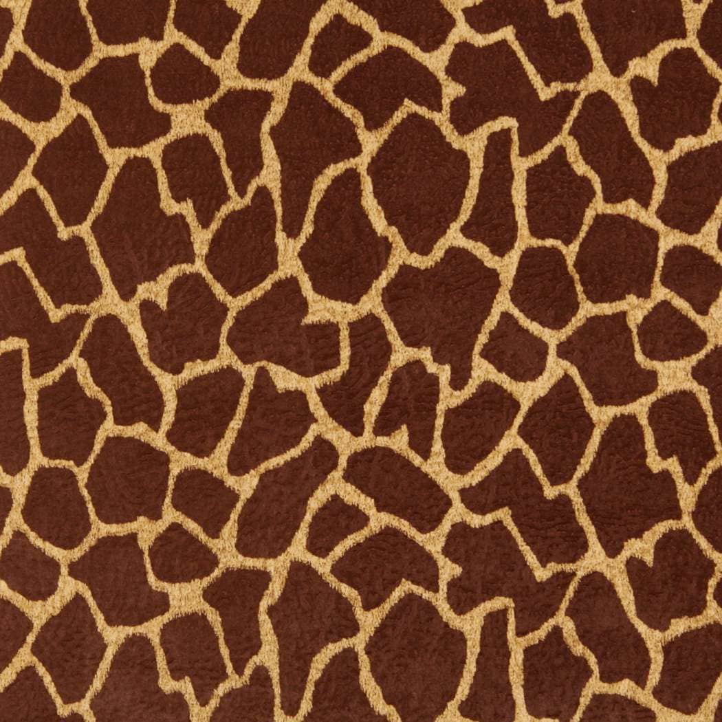 E404 Brown Giraffe Animal Print Microfiber Upholstery Fabric E404 Brown Giraffe Animal Print