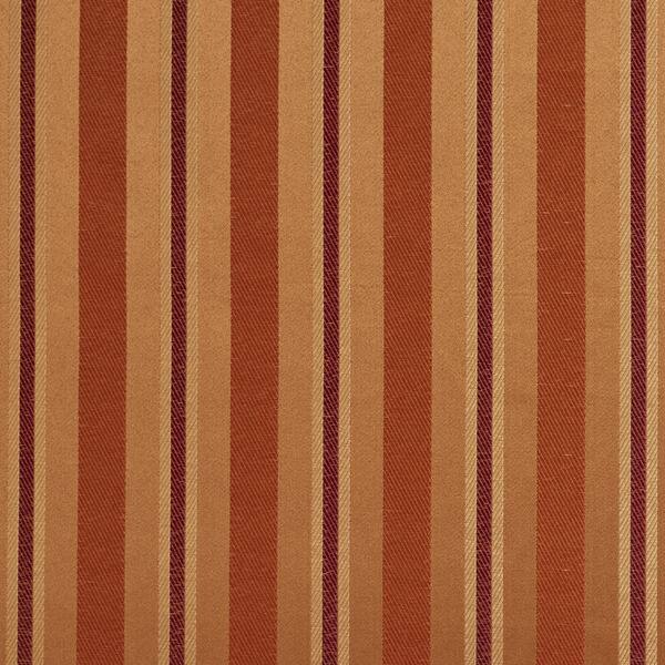 Shop E629 Striped Orange Red Gold Damask Upholstery Drapery Fabric