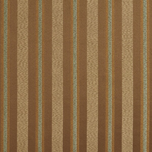 Shop E630 Striped Brown Green Gold Damask Upholstery Drapery Fabric