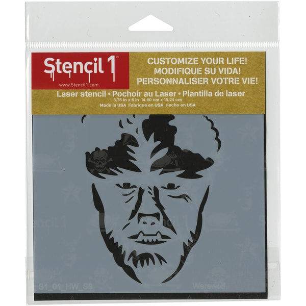 Stencil1 6inX6in Stencil Werewolf   17396882   Shopping