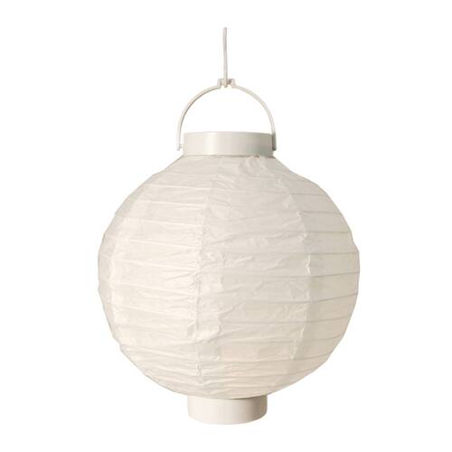 Battery Operated White Paper Lanterns (Set of 3)