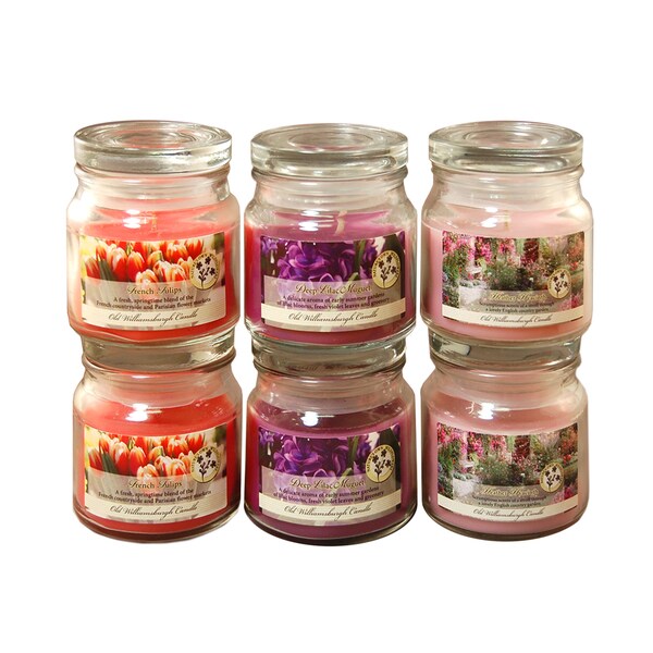 2.5oz Floral Scented Candles (Set of 6) - Free Shipping On Orders Over ...