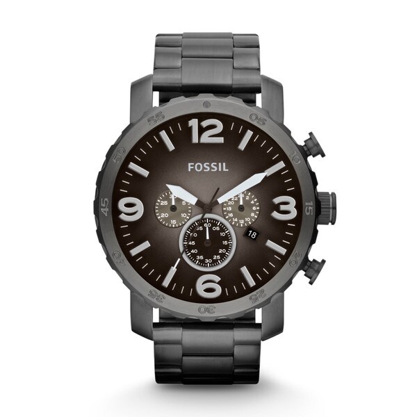 privateer sport chronograph smoke stainless steel watch