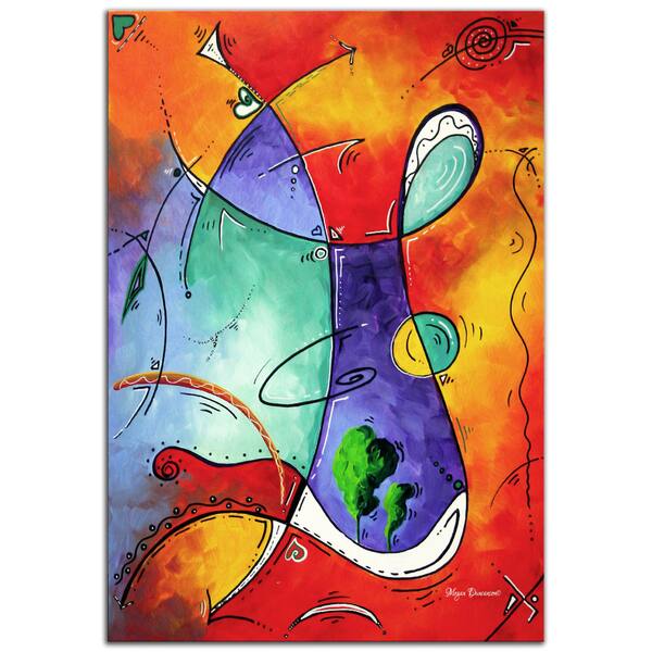 Megan Duncanson 'Free at Last' Modern Abstract Painting Giclée on Metal ...