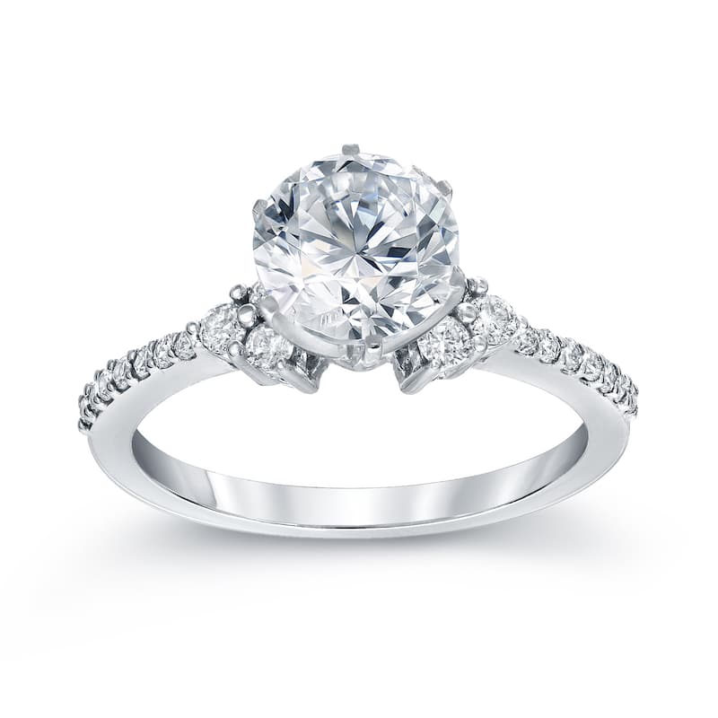 Auriya 14k Gold 1ctw Round Cut Diamond Engagement Ring (G-H, SI2-SI3)