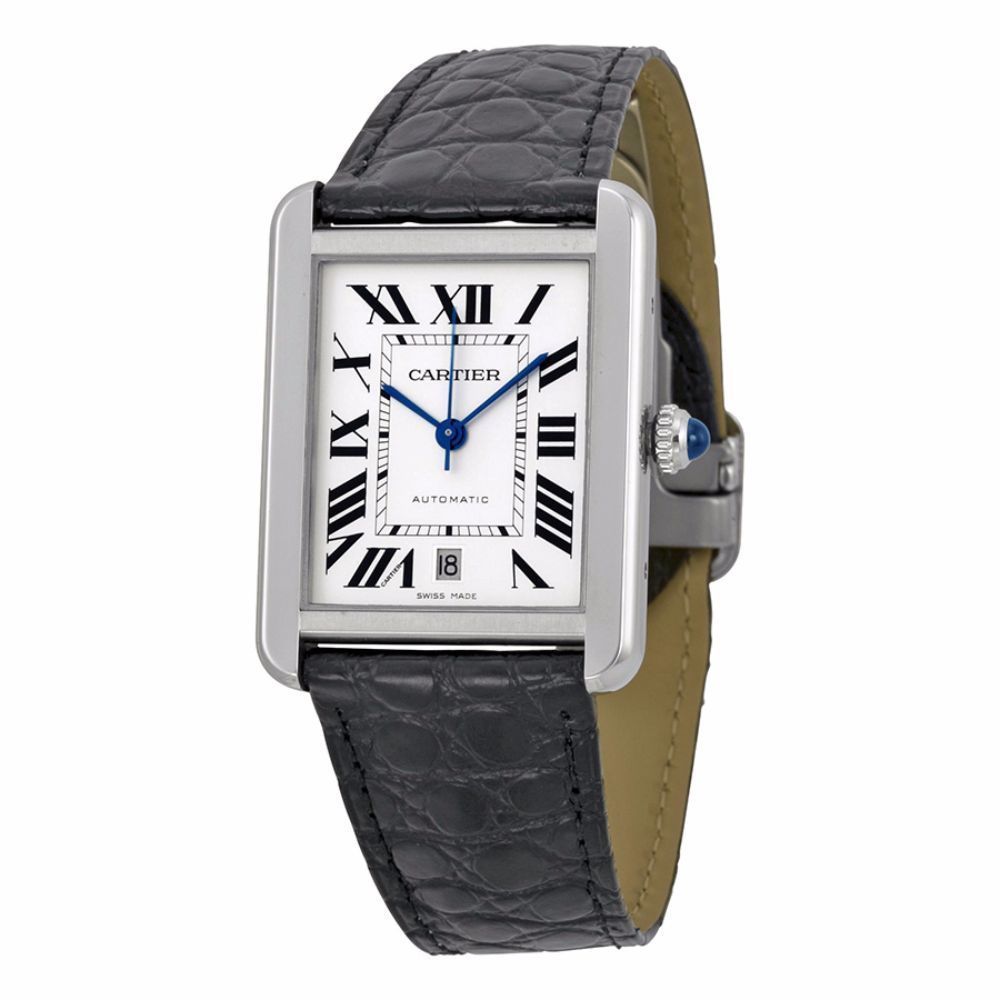 cartier mens rectangular watch