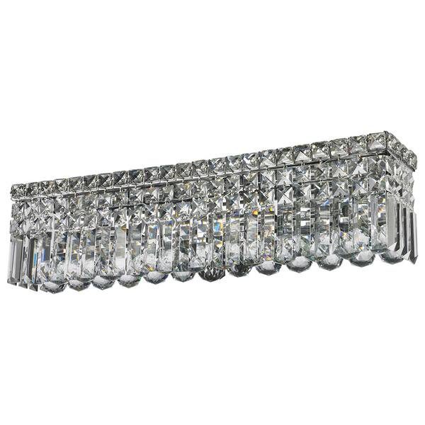 Shop Glam Art Deco Style 6 Light Chrome Finish Crystal Shop Glam Art Deco Style 6 Light Chrome Finish Crystal
