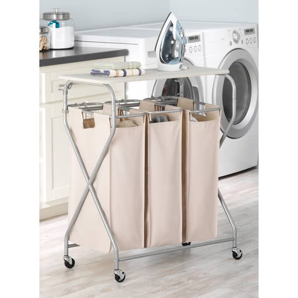 Whitmor Heavy Duty Plastic Hangers White Set, Laundry & Ironing  Accessories