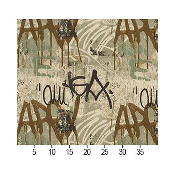 Shop J9400m Urban Graffiti Tag Linen Novelty Upholstery Fabric Overstock 10287394