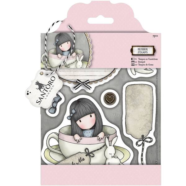 Gorjuss Santoro Rubber Stamp Sweet Tea 10287507