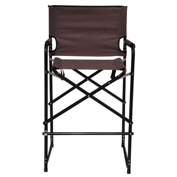 Shop Trademark Innovations Lightweight And Durable Aluminum Folding   Trademark Innovations Lightweight And Durable Aluminum Folding Tall Directors Chair A83d8868 F693 4b65 8cad D61c40e9c4c7 600 