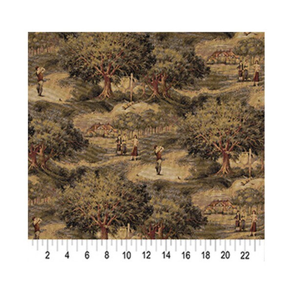 golf tapestry fabric