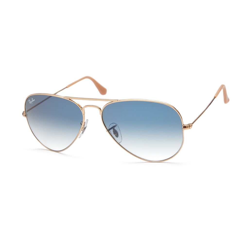 Ray Ban Aviator Rb3025 Gold Aviator Light Blue Lenses Sunglasses Overstock