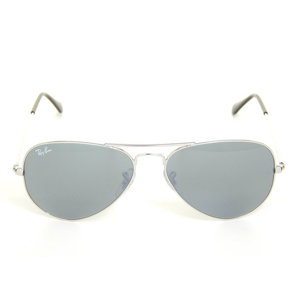 ray ban aviator silver