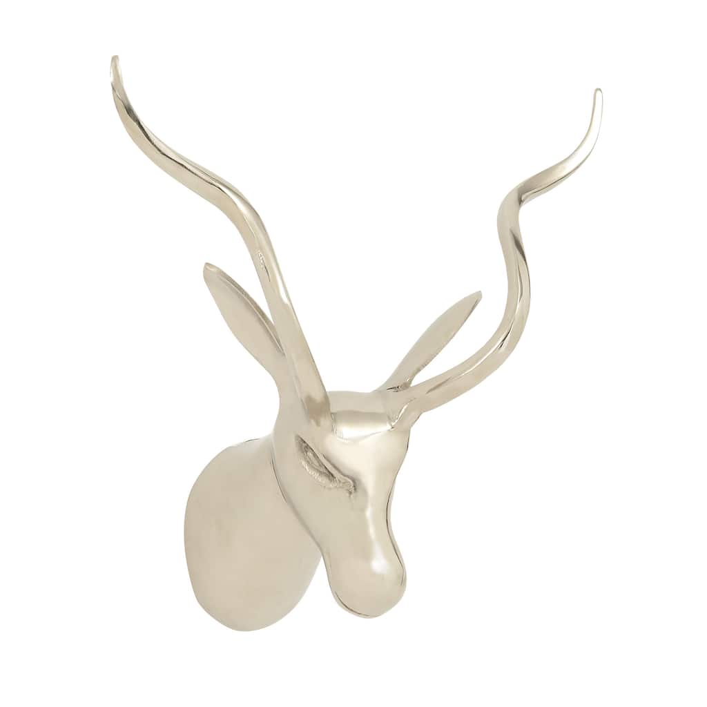 19-inch Aluminum Polished Gazelle Trophy Head