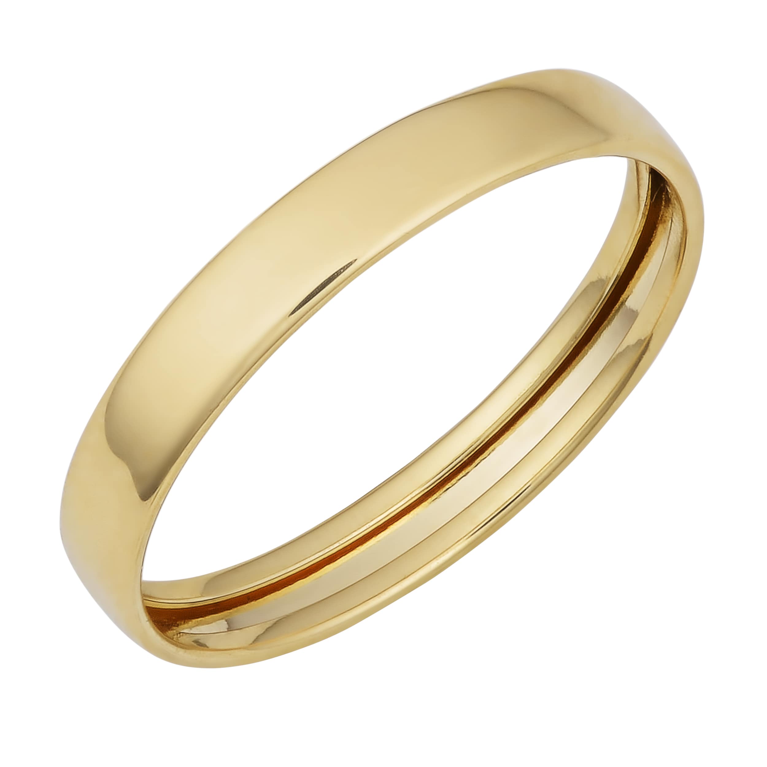 Au Naturale 14k Yellow Gold High Polish 3-mm Band Ring