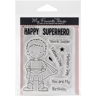 My Favorite Things Birdie Brown Stamps 4inX3in Sheet Super Boy - Bed ...