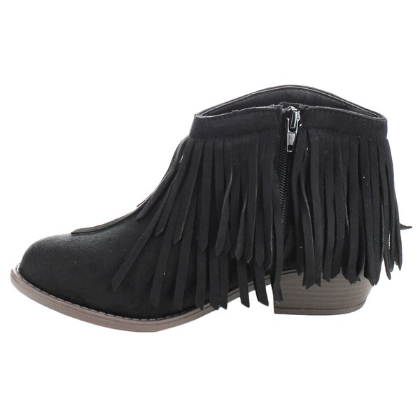 soda fringe booties