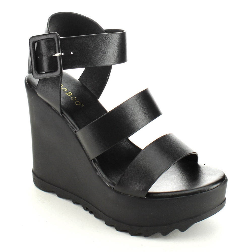 bamboo platform wedges