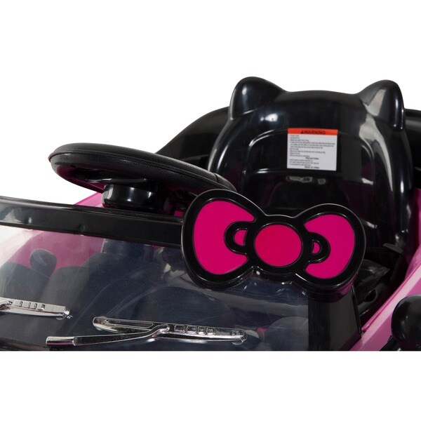 hello kitty 6v coupe battery powered riding toy