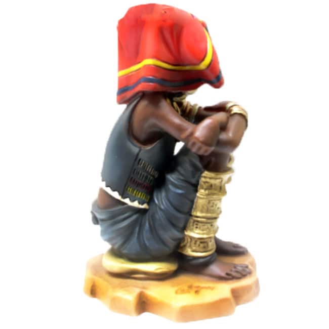 Handmade Peul Woman Figurine (China)