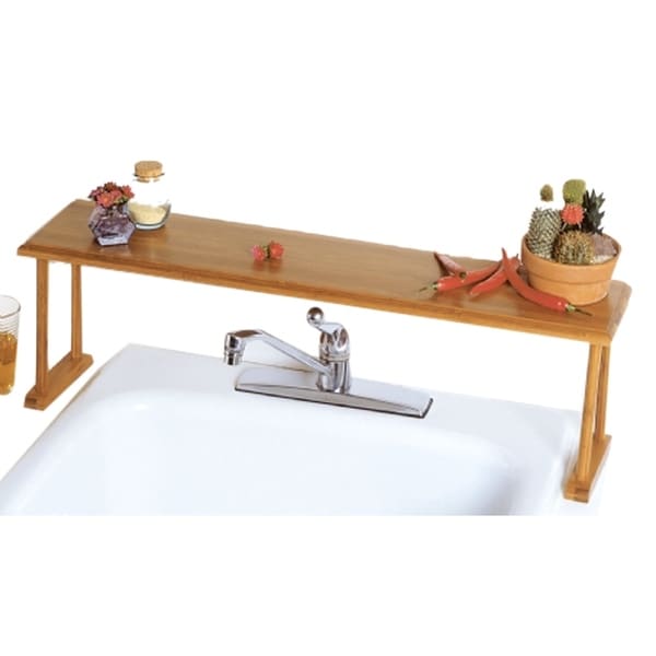 Lipper International Bamboo Over The Sink Shelf