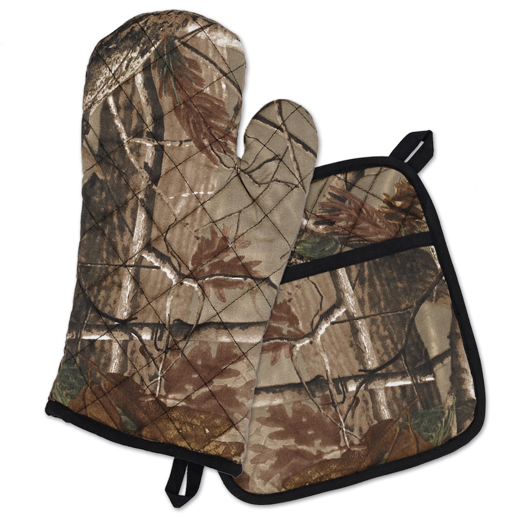 Realtree Potholder abd Oven Mitt Set