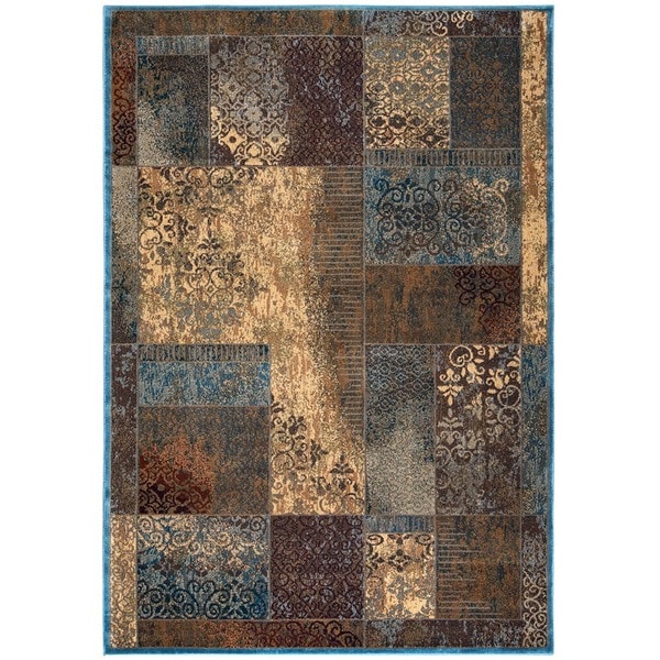 Rizzy Home Bellevue Abstract Area Rug - 5'3 x 7'7