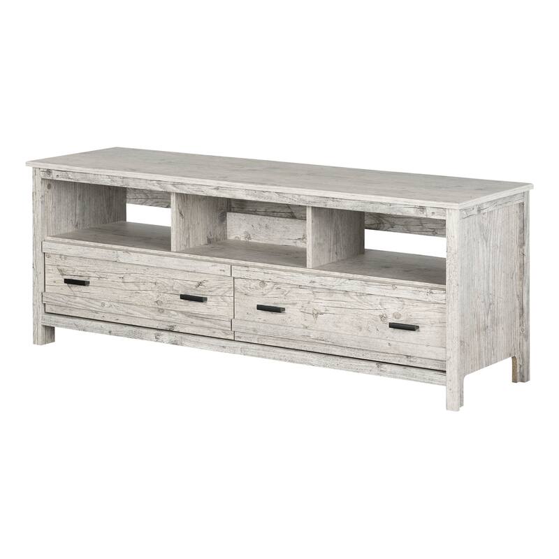 South Shore Exhibit TV Stand for TVs up to 60'' - seaside pine - Modern & Contemporary/Farmhouse