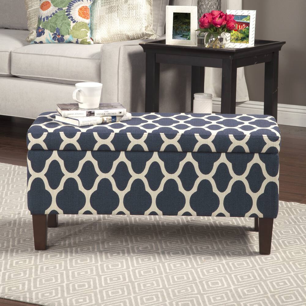 Porch & Den Prospect Large Decorative Storage Ottoman