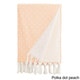 preview thumbnail 3 of 10, Authentic Anatolia Stripes and Dots Turkish Cotton Terry Pestemal Fouta Bath and Beach Towel